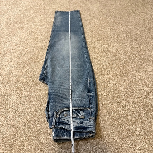 Good American Good '90S Wide Leg | Relaxed Crossover Jeans GNICOW384T Size 4/27 - Picture 7 of 16